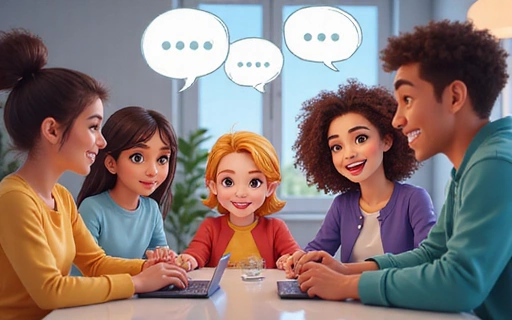 Image illustrating social interaction and community in gaming