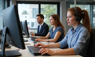 Support team working 24/7