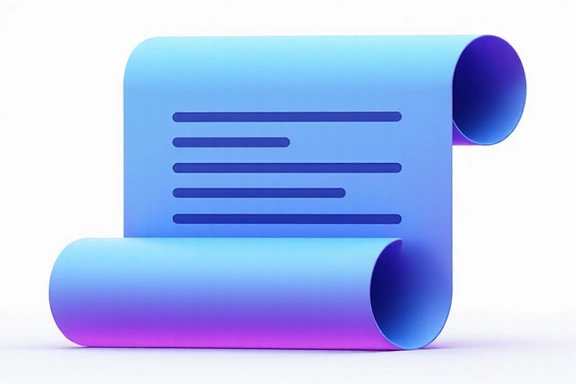 Abstract document icon representing terms and conditions